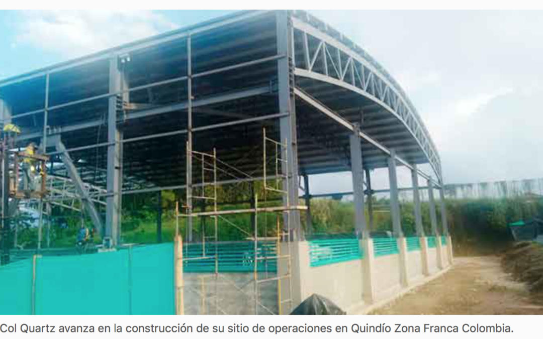 Primera fábrica de láminas de cuarzo de Colombia operará en la zona franca